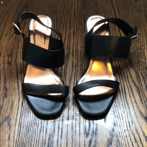 NEW TED BAKER BLACK STRAPPY HEELS
